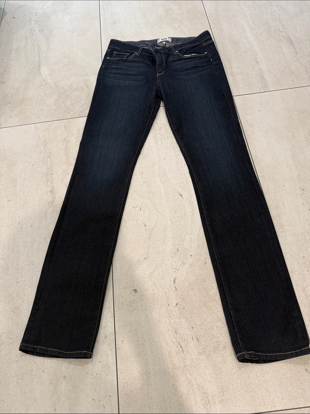 PAIGE Dark Indigo Boot Cut Jeans 31